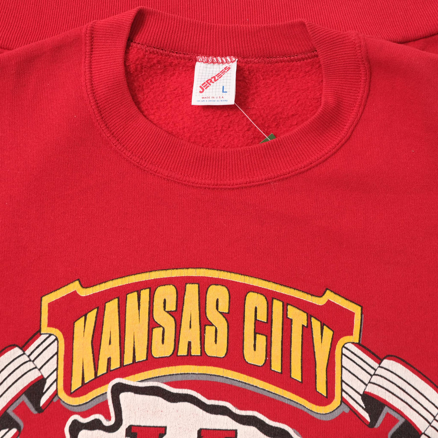Vintage Kansas City Chiefs Sweater Large 