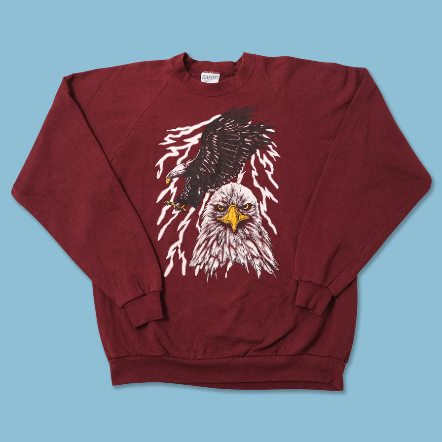Vintage Bald Eagle Sweater Large 