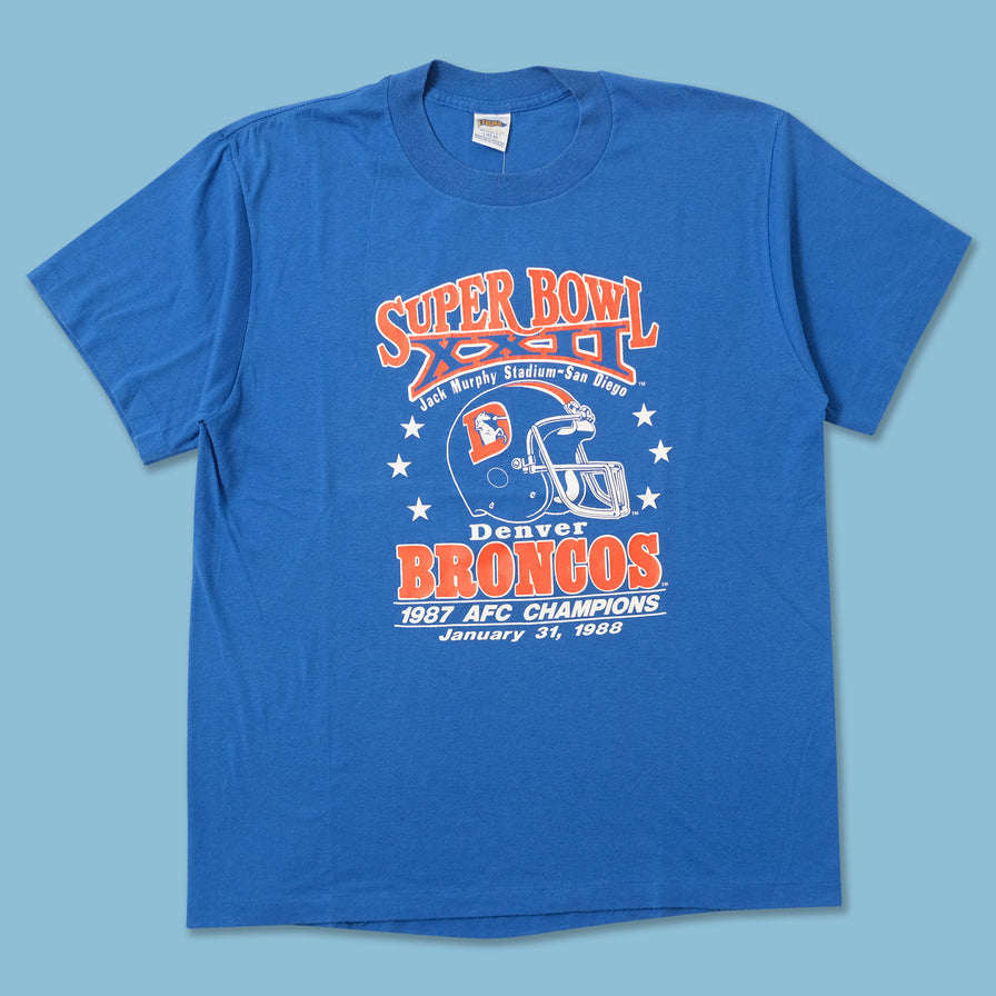 Vintage 1988 Denver Broncos T-Shirt Small 