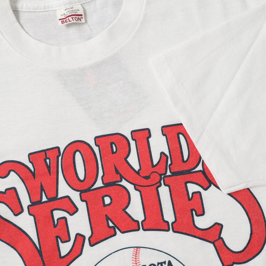 Vintage 1987 Minnesota Twins T-Shirt Small 