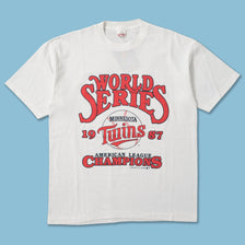 Vintage 1987 Minnesota Twins T-Shirt Small 