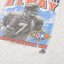 Vintage 1998 John Elway Super Bowl T-Shirt Large 