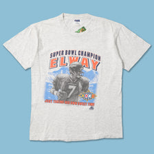 Vintage 1998 John Elway Super Bowl T-Shirt Large 