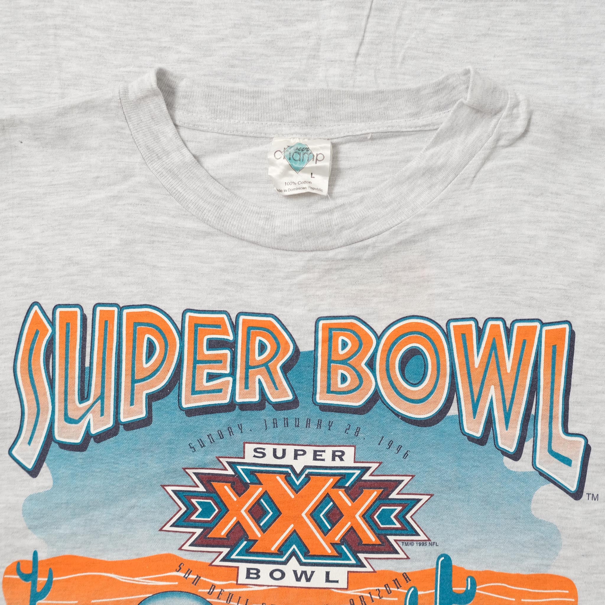 Vintage 1996 Super Bowl T-Shirt Large | Double Double Vintage