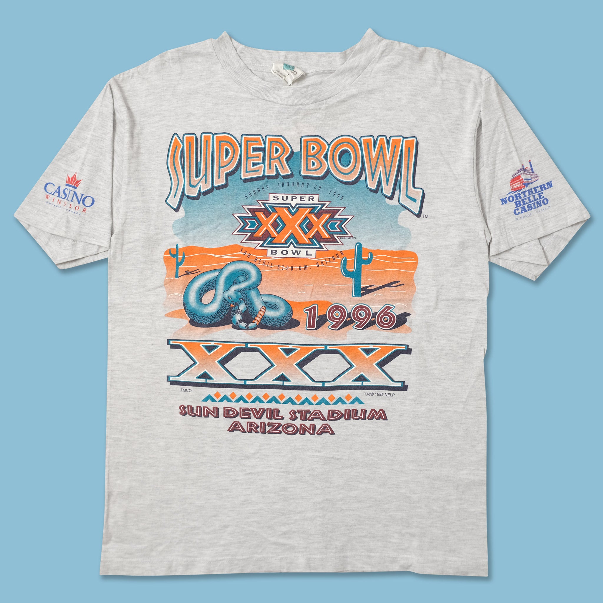 Vintage 1996 Super Bowl T-Shirt Large | Double Double Vintage