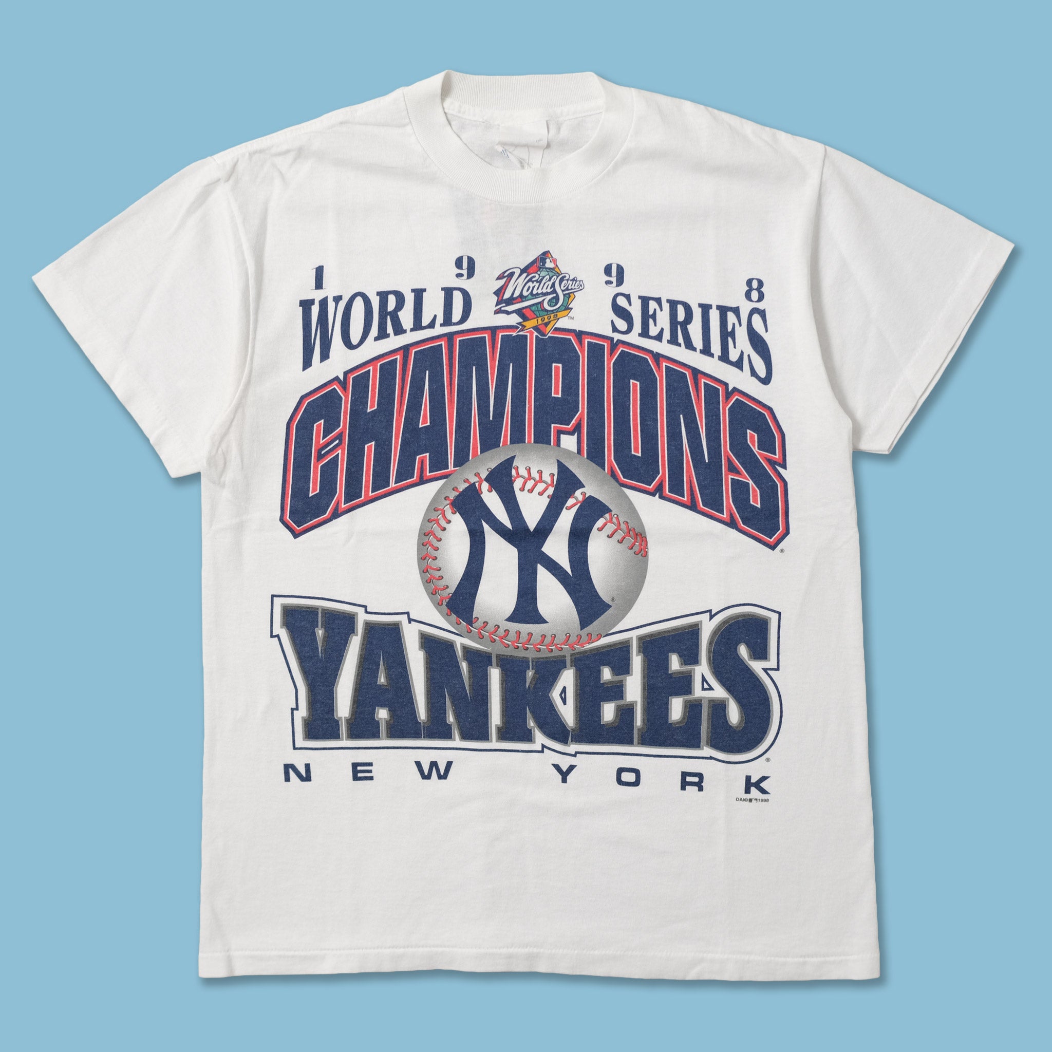 Vintage 1998 New York Yankees T-Shirt Small Double Double Vintage