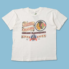 Vintage 1992 Chicago Blackhawks T-Shirt Large 