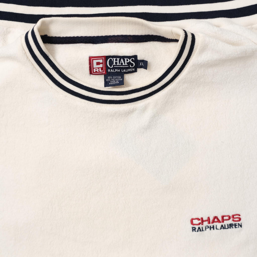 Vintage Chaps by Ralph Lauren Fleece Sweater XLarge 