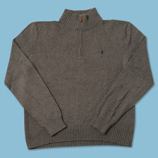 Vintage Polo Ralph Lauren Q-Zip Sweater Large 