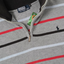 Vintage Polo Ralph Lauren Q-Zip Sweater Medium 