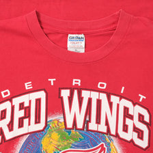 Vintage 1998 Detroit Red Wings T-Shirt XLarge 