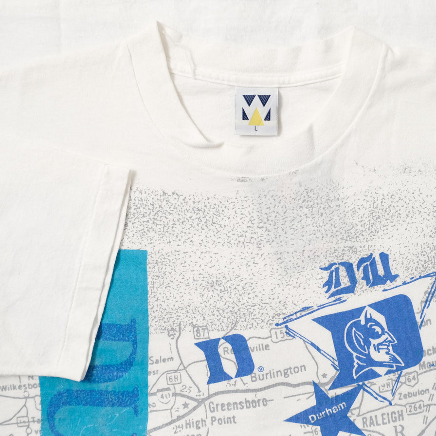 Vintage Duke Blue Devils T-Shirt Large 