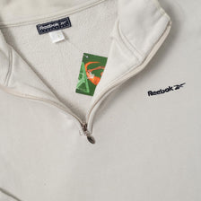 Vintage Reebok Q-Zip Sweater Large 