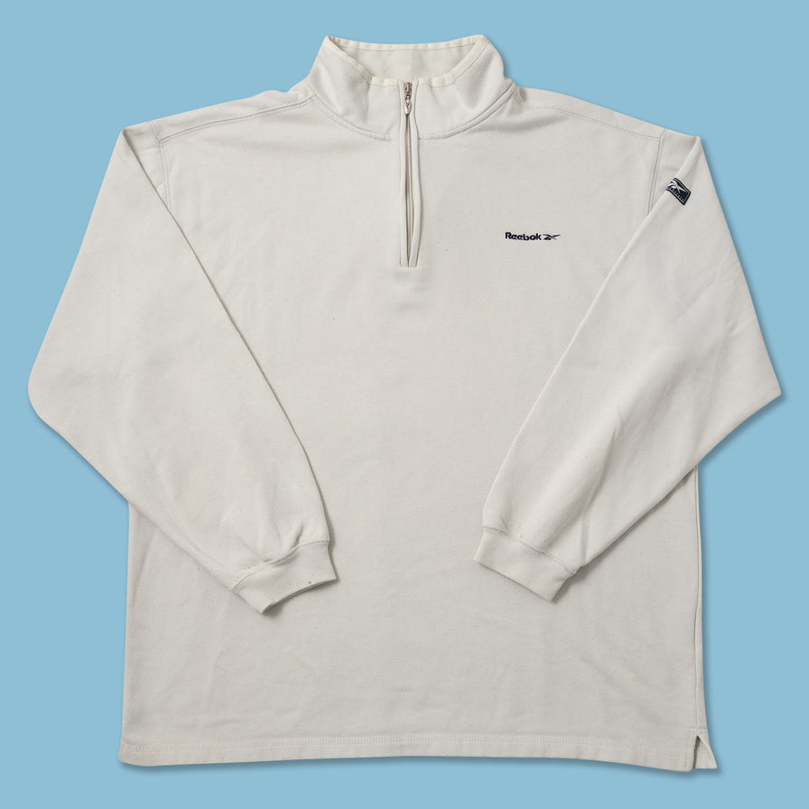 Vintage Reebok Q-Zip Sweater Large 