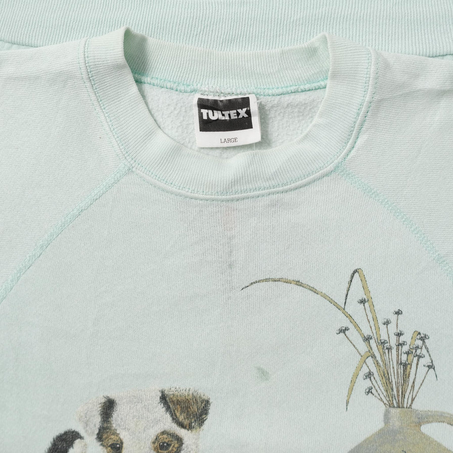 Vintage 1990 Women's Puppy Sweater Small 