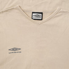 Vintage Umbro V-Neck T-Shirt Large 