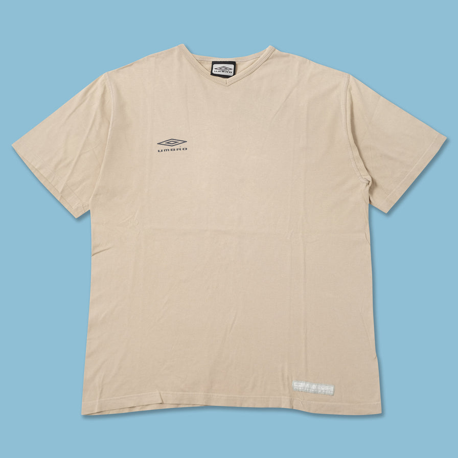 Vintage Umbro V-Neck T-Shirt Large 