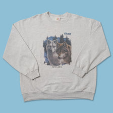 Vintage Wolves Sweater XLarge 