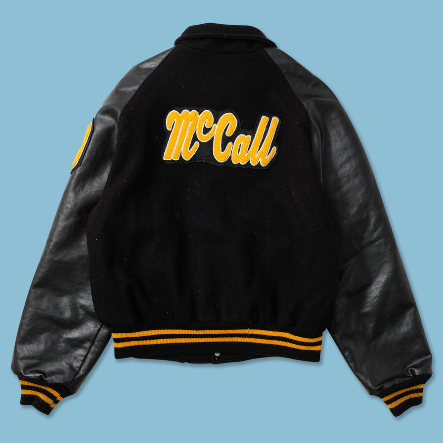 Vintage Wool Leather Varsity Jacket Large 