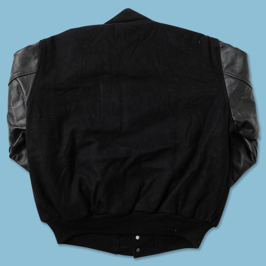 Vintage Wool Leather Varsity Jacket Large 