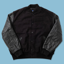 Vintage Wool Leather Varsity Jacket XLarge 