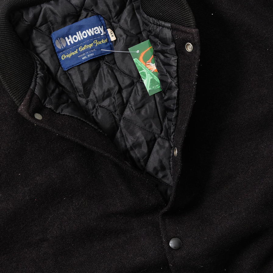 Vintage Wool Leather Varsity Jacket XLarge 