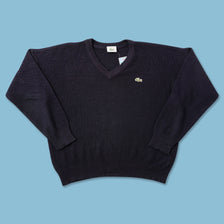 Vintage Lacoste Knit Sweater Medium 