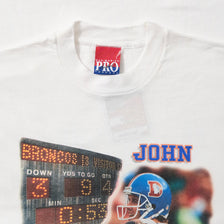 Vintage John Elway T-Shirt Medium 
