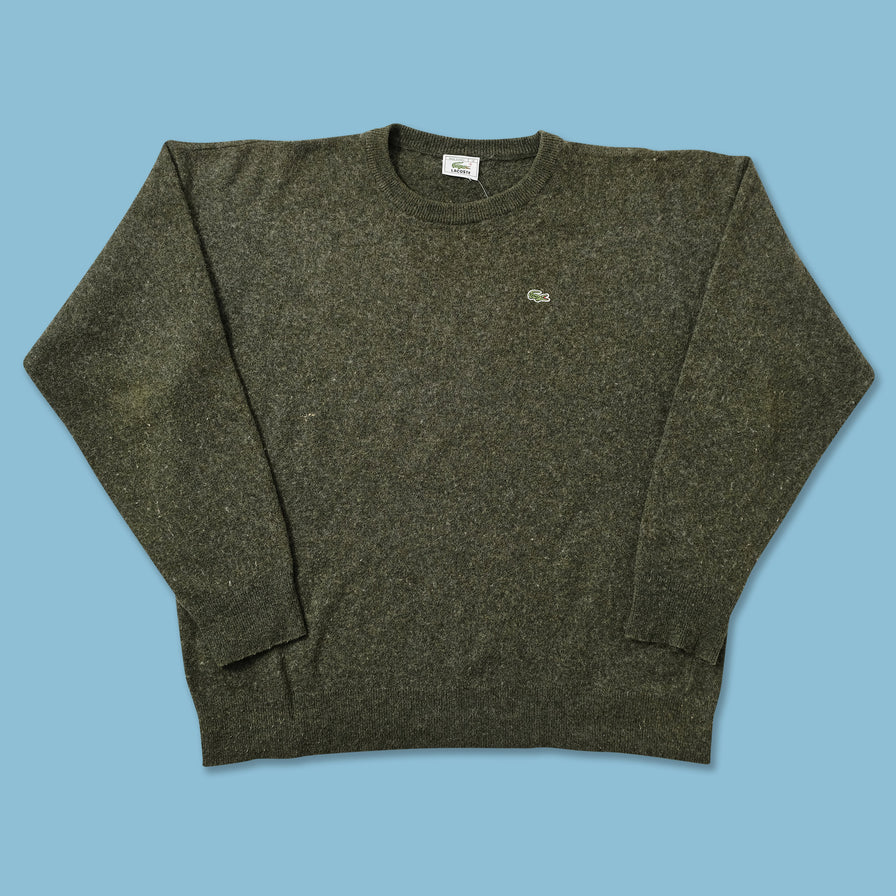 Vintage Lacoste Knit Sweater XLarge 
