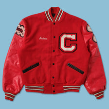 Vintage Wool Leather Varsity Jacket XLarge 