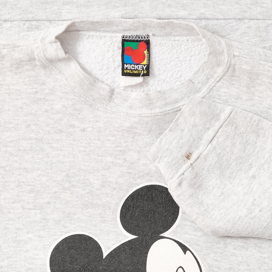 Vintage Mickey Mouse Sweater Large 