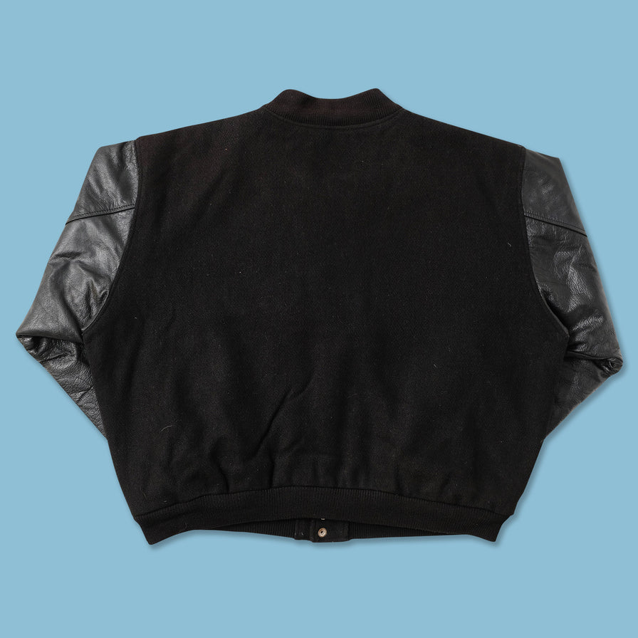 Vintage Wool Leather Varsity Jacket XLarge 