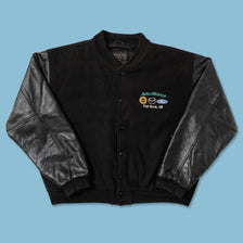 Vintage Wool Leather Varsity Jacket XLarge 