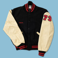 Vintage Wool Leather Varsity Jacket Large 