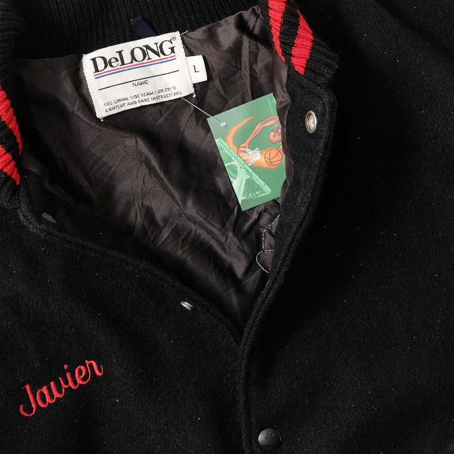 Vintage Wool Leather Varsity Jacket Large 