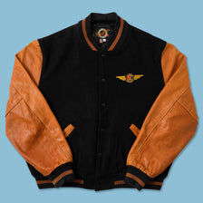 Vintage Wool Leather Varsity Jacket XLarge 