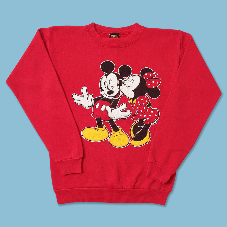 Vintage Women's Mickey and Minnie Mouse Sweater XSmall 