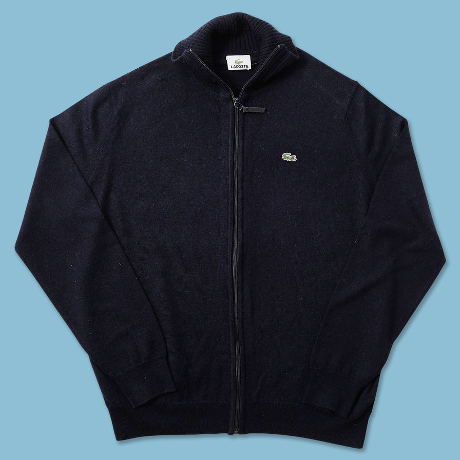 Vintage Lacoste Knit Jacket Medium 