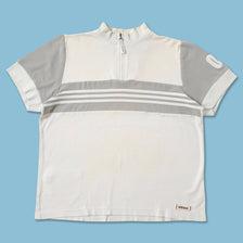 Vintage adidas Q-Zip T-Shirt Medium 