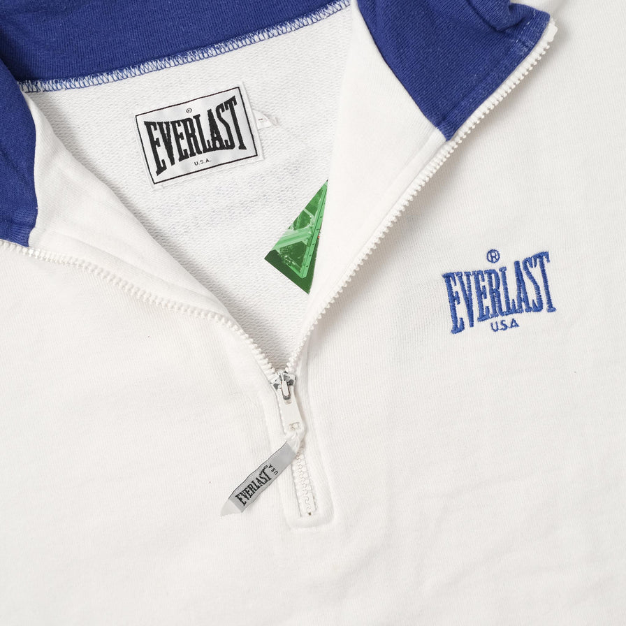 Vintage Everlast Q-Zip-Sweater Large 