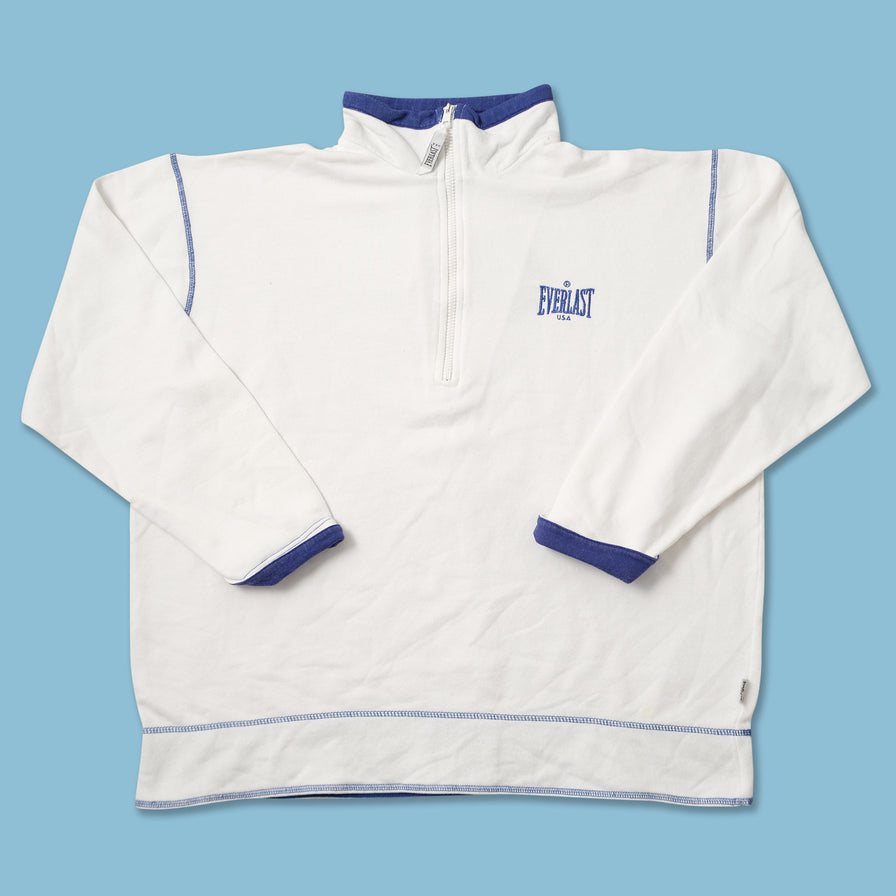Vintage Everlast Q-Zip-Sweater Large 