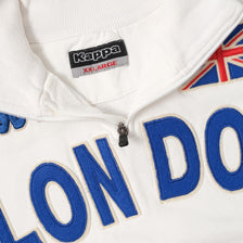 Vintage Kappa London Q-Zip Sweater XXLarge