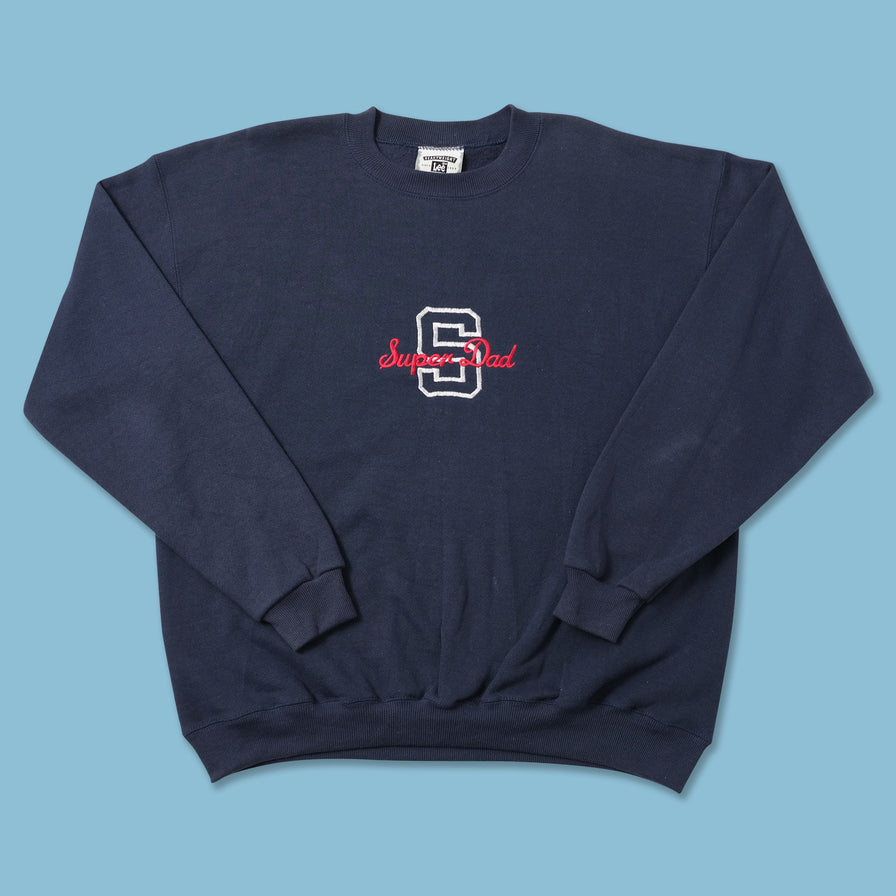 Vintage Super Dad Sweater Large 
