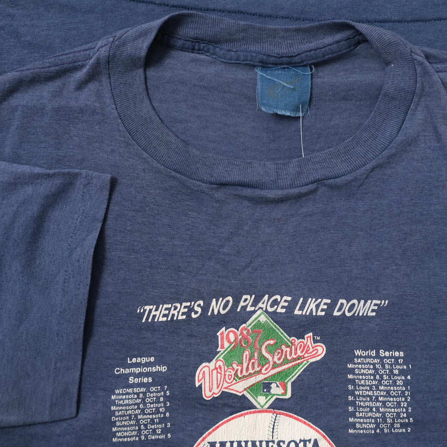 Vintage 1987 Minnesota Twins T-Shirt Medium 