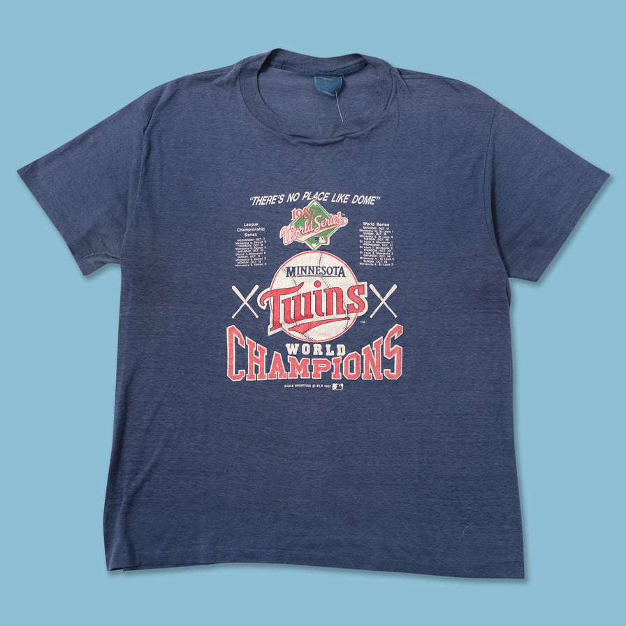 Vintage 1987 Minnesota Twins T-Shirt Medium 