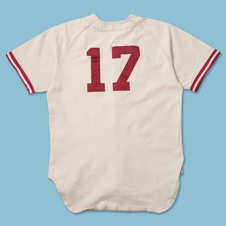Vintage Fisher Baseball Jersey LArge 