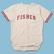 Vintage Fisher Baseball Jersey LArge 