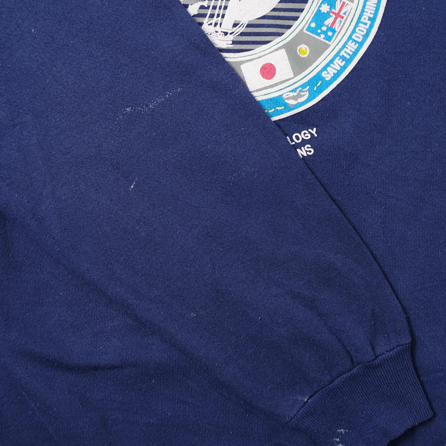 Vintage Protect Our Oceans Sweater XLarge 