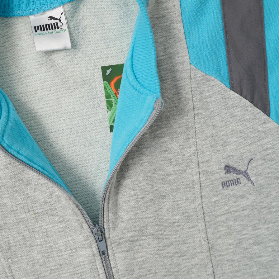 Vintage Puma Sweat Jacket Large 