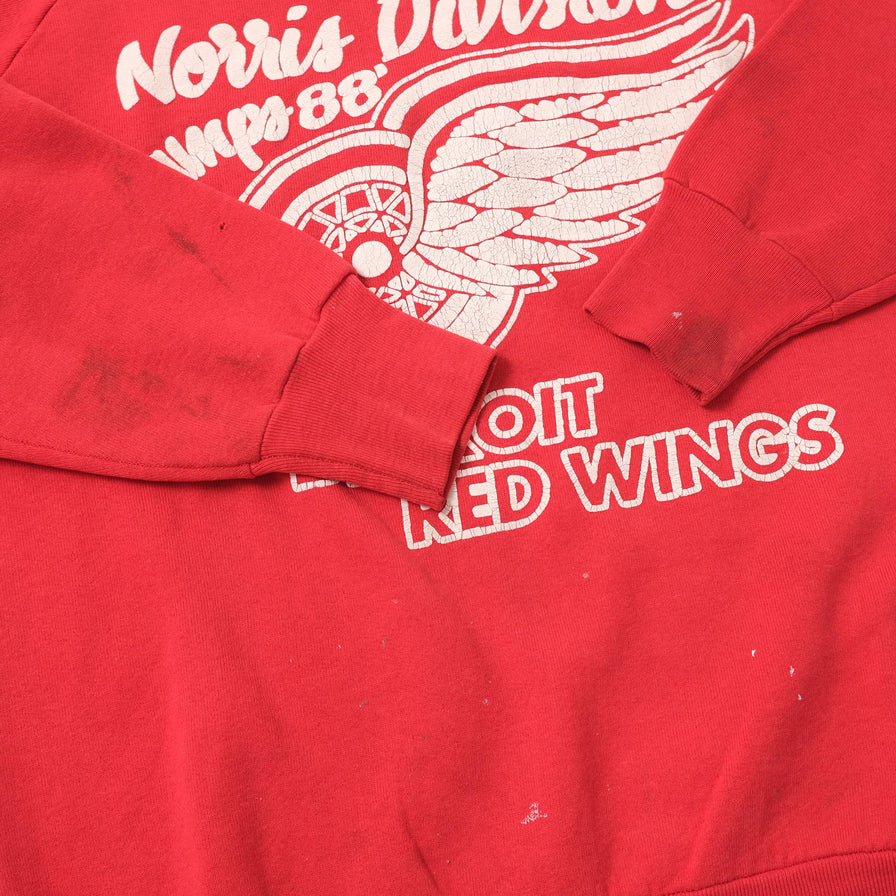 Vintage 1988 Detroit Red Wings Sweater Medium 